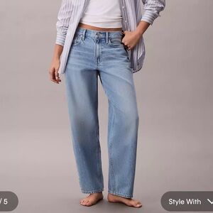 Calvin Klein Light Blue Straight Leg Jeans